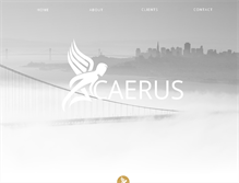 Tablet Screenshot of caerusadvisor.com